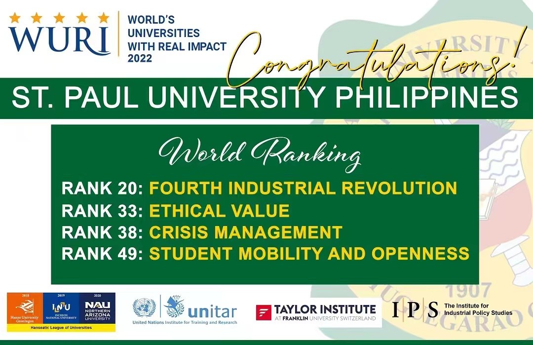 2022年世界大学影响力：菲律宾圣保罗大学入围全球最具影响力大学百强榜！