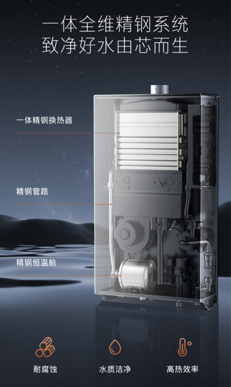 诠释科技美学，COLMO AVANT燃气热水器CX616臻享高定沐浴场景新体验