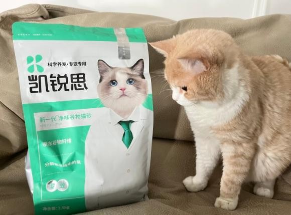 凯锐思净味谷物猫砂：20倍除臭力让猫咪生活环境更舒适