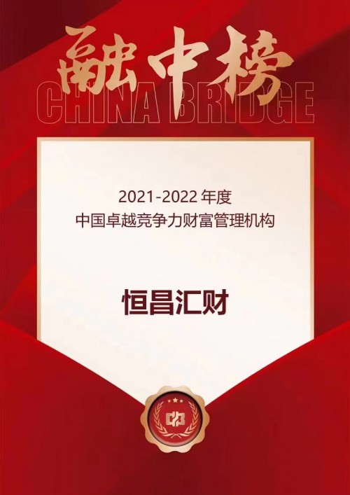 金年会金字招牌信誉至上恒昌汇财荣登“2021-2022年度中国卓越竞争力财富管理(图3)