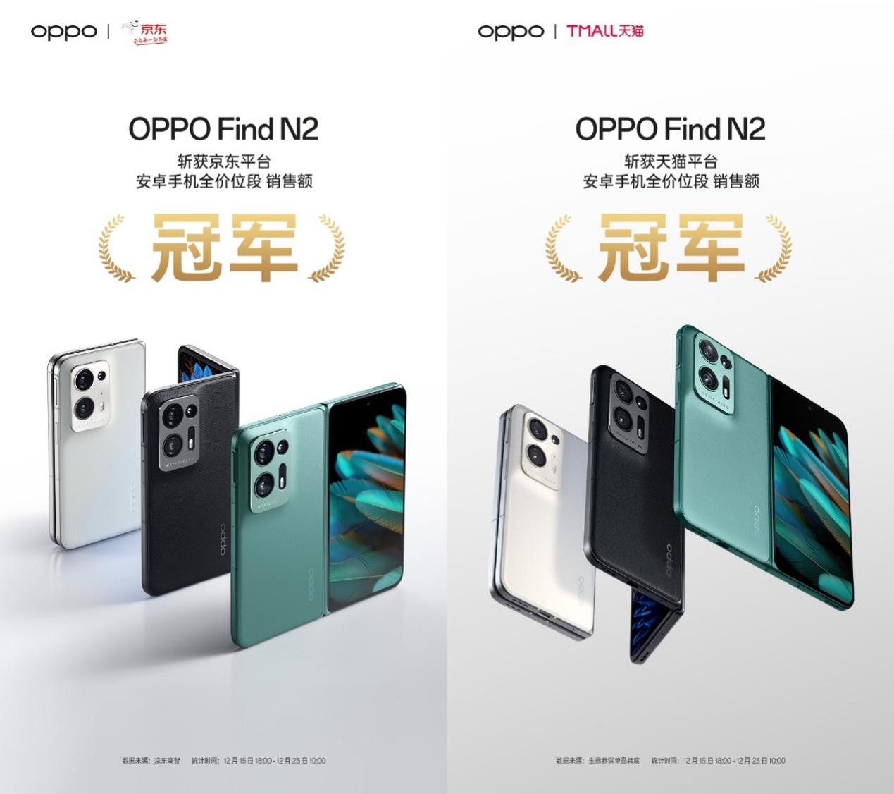 斩获销售额冠军！OPPO Find N2正式开售，超轻折叠设计革新体验